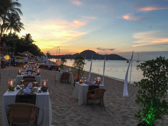 Dinner on the Beach BoPhut Resort