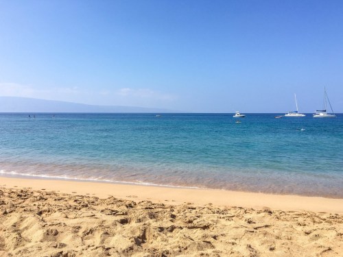 A beautiful day on Ka'anapali Beach