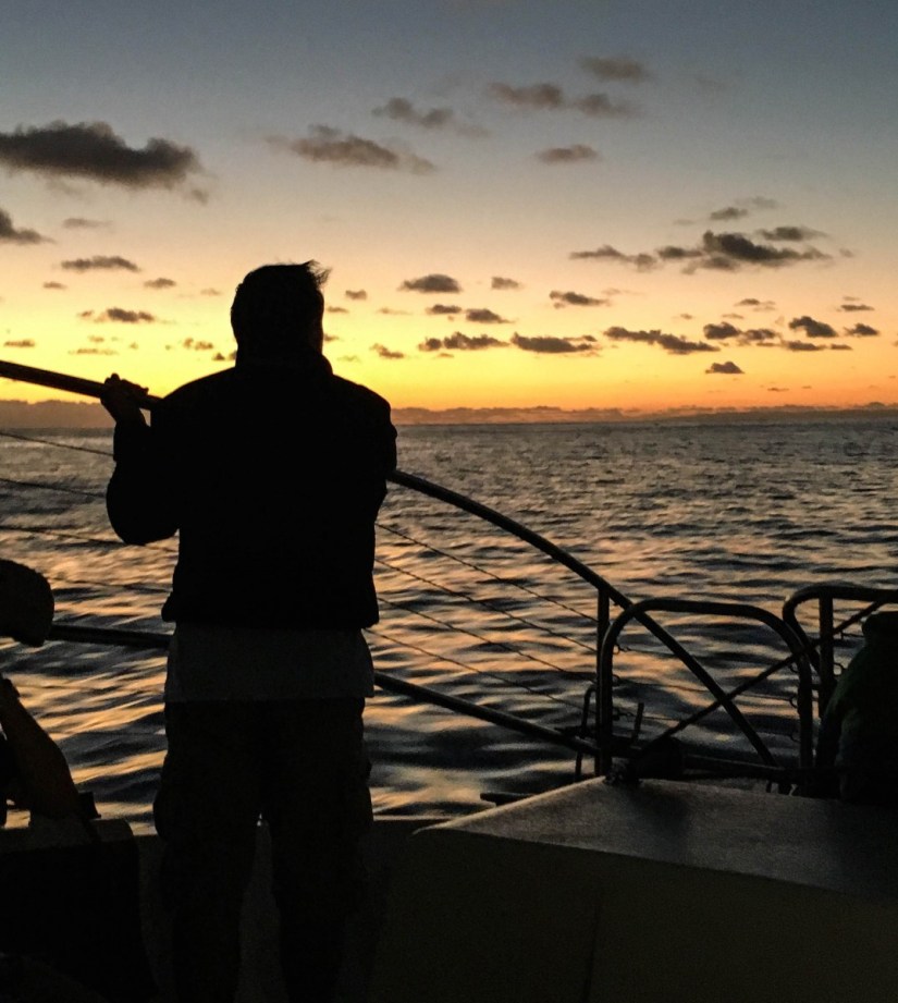 Sunset along the NaPali Coast