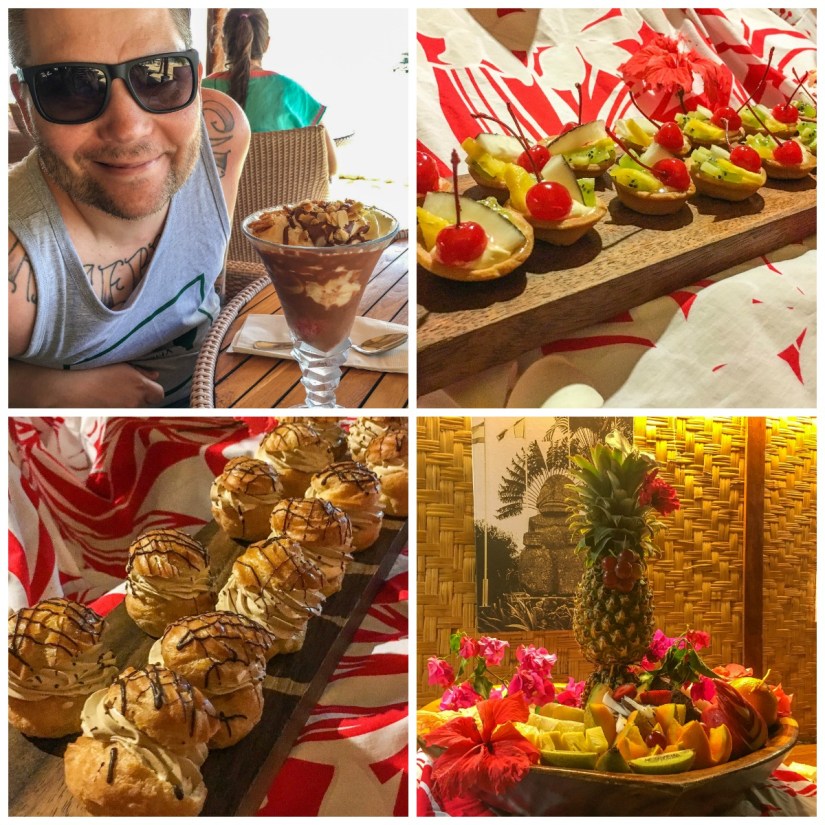 Desserts at the Hilton Mo'orea
